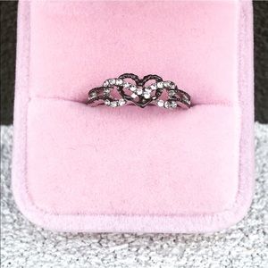 New Fashion Ring With Infinity Symbol And Heart